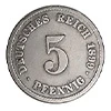 5 pfennig 1899F 1