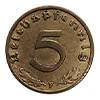 5 reichspfennig 1938F 1