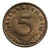 5 reichspfennig 1939J 1